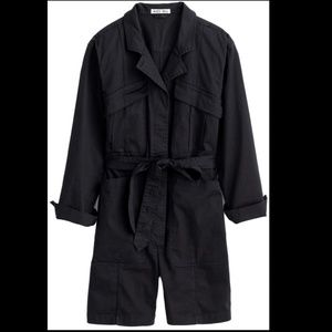 Alex Mill Expedition Short Jumpsuit (Black)